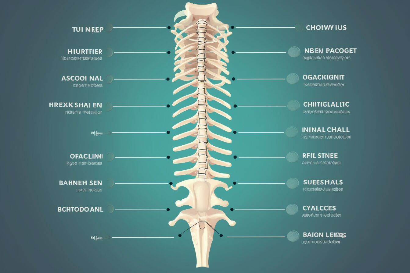 infograph of a spine
